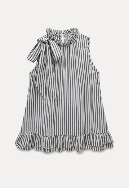 Lightweight Ruffle Trim Shirt