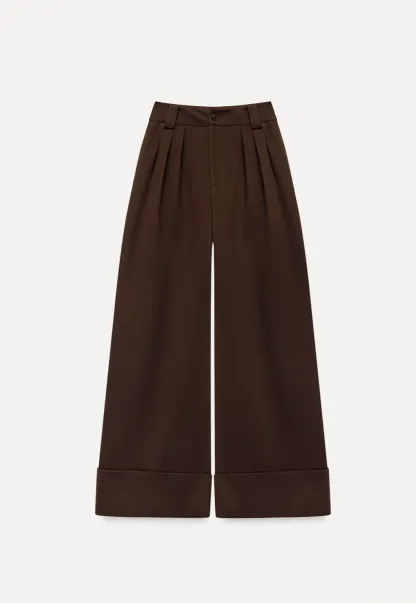 Women High Waist Wide Leg Pants