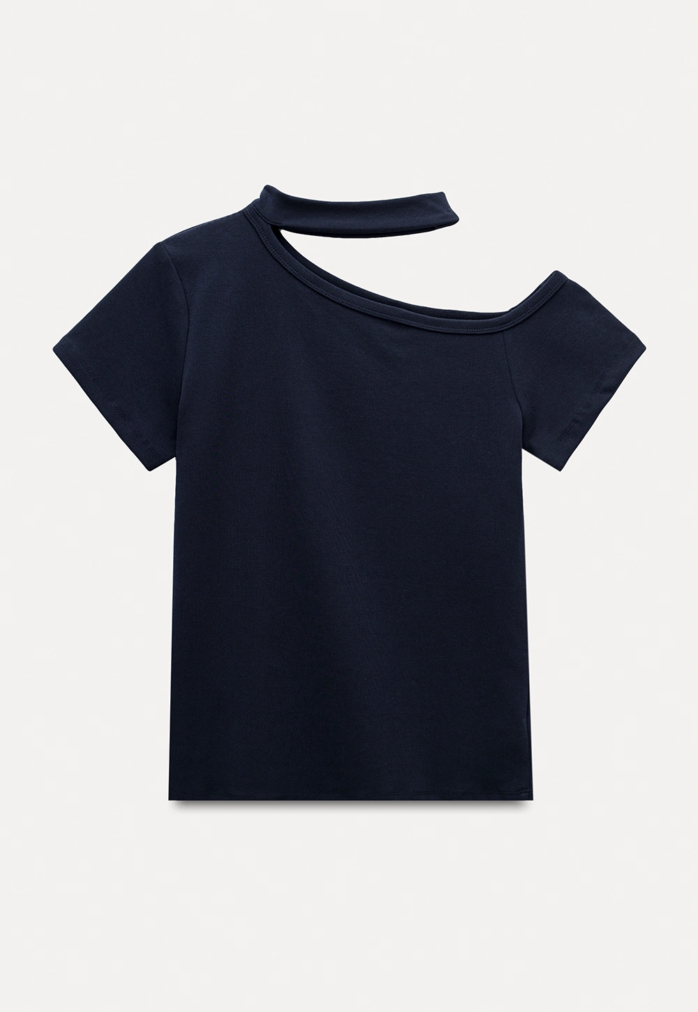 Asymmetrical Neckline Tee