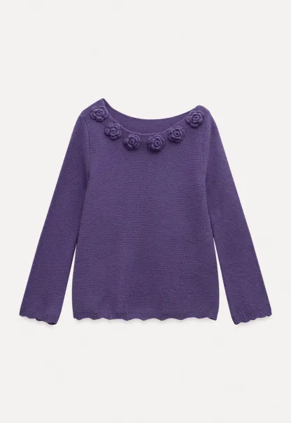 Women Off Shoulder Knit Sweater