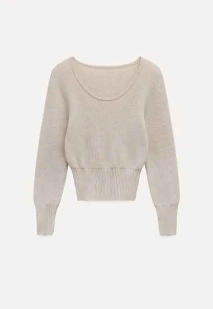 Basic Round Neck Slim Fit Sweater