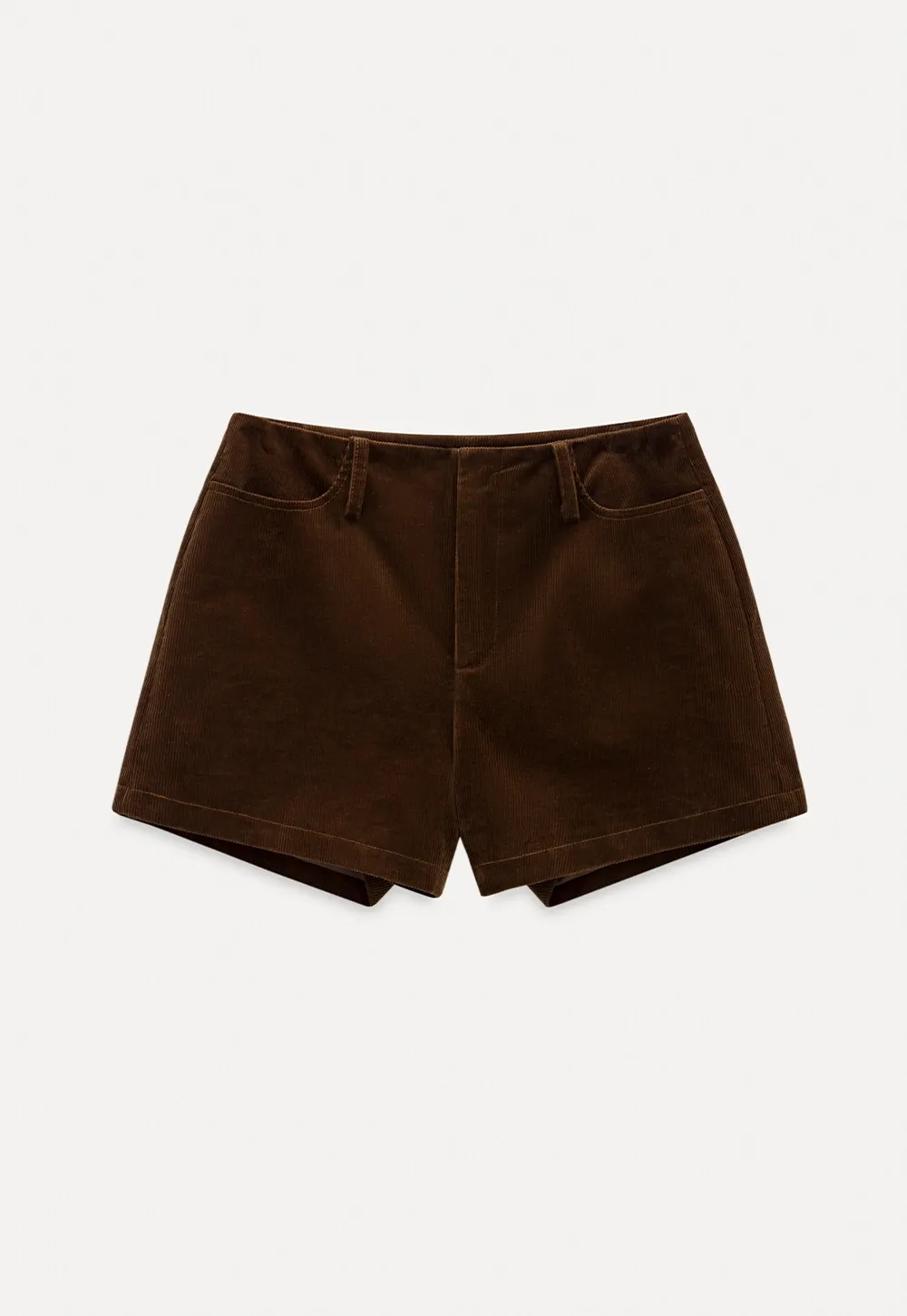 Soft Corduroy High Waist Shorts