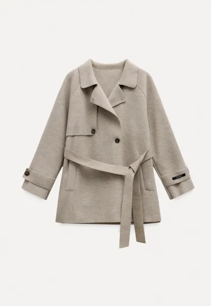 Double-Faced Wool Coat (Short / Long)