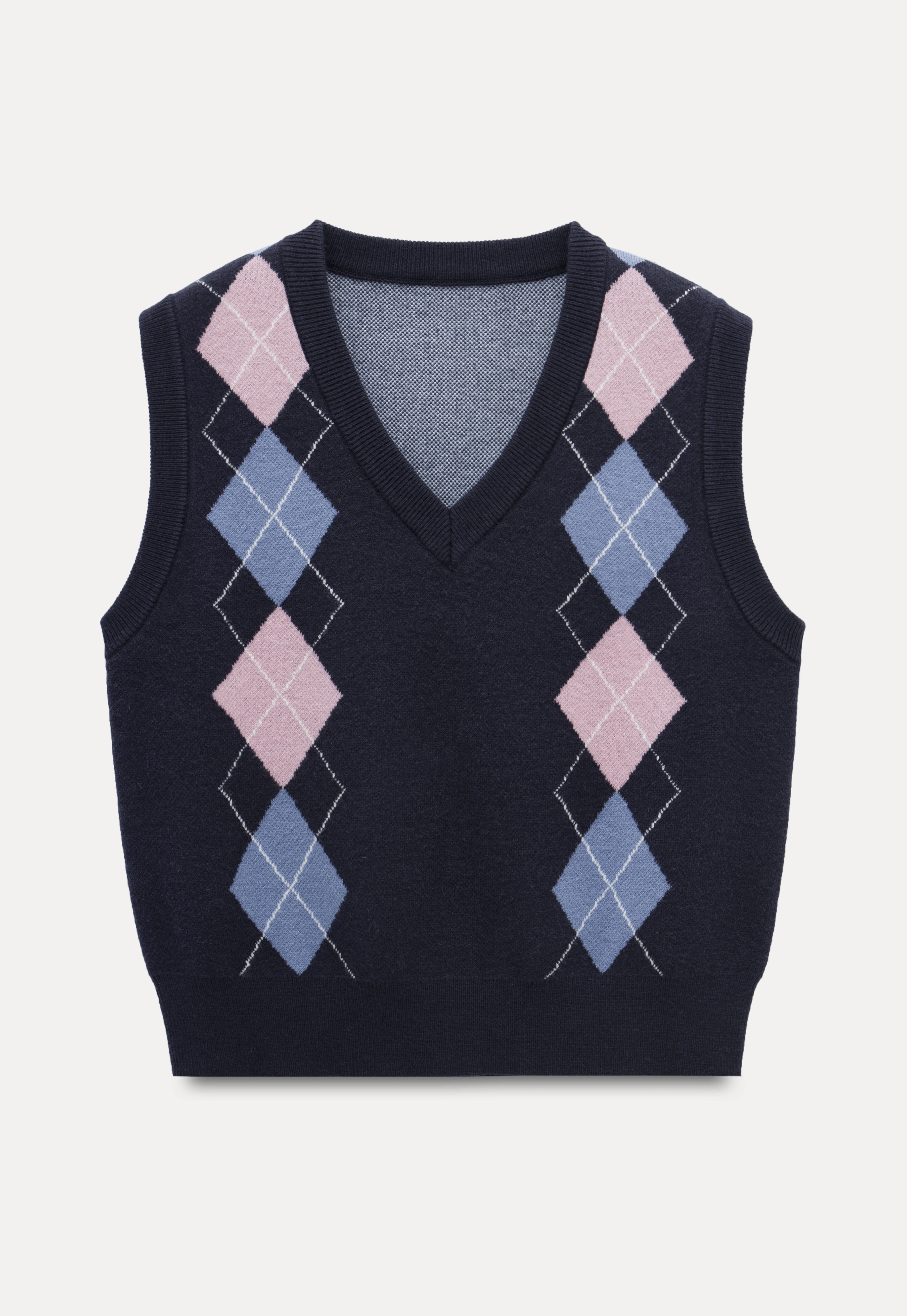 ★23SS★【COVERNAT】★Argyle scassi knit ves.t★関税込★ MUSINSA | COVERNAT Argyle scotch knit best cream
