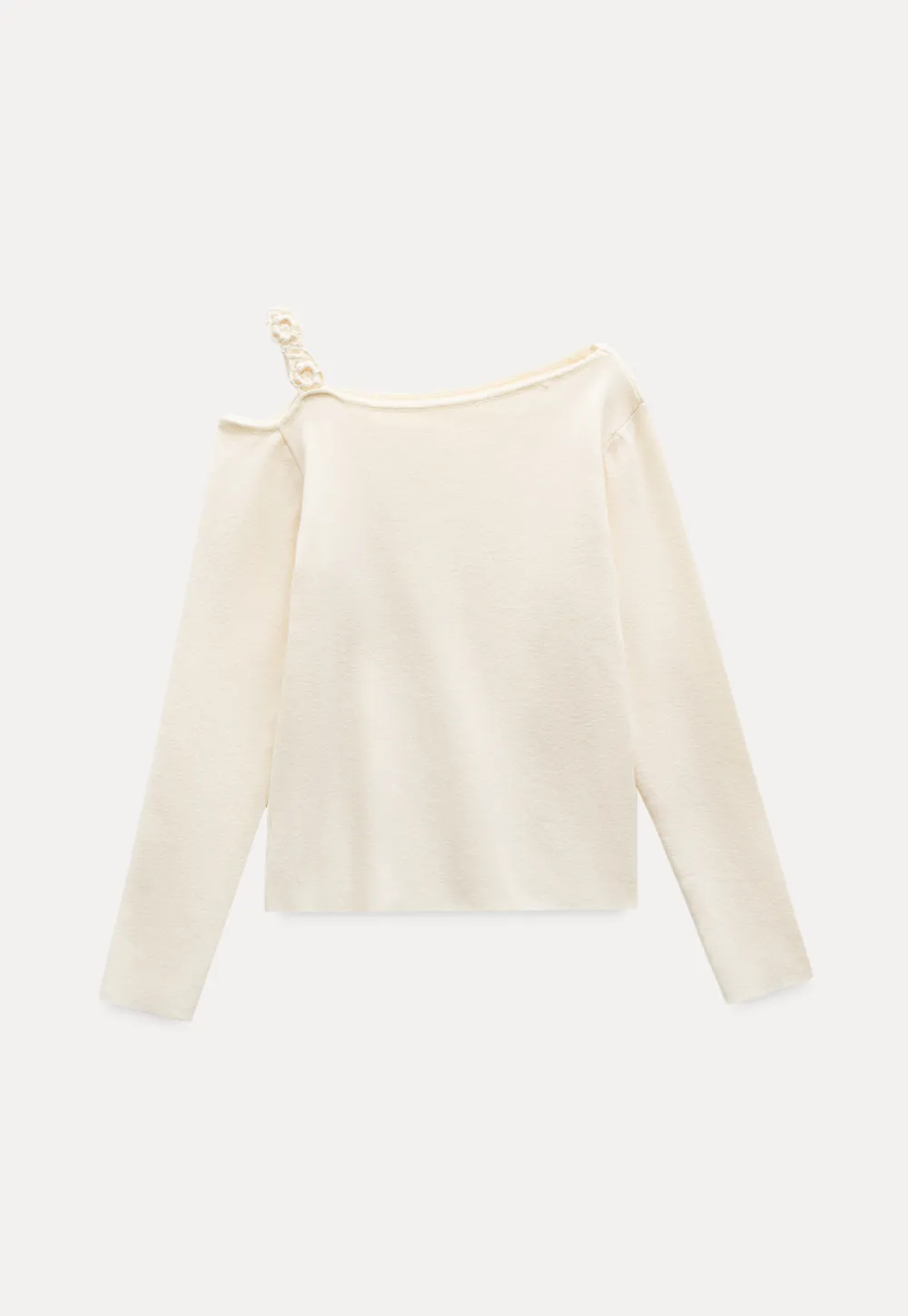 One Shoulder Long Sleeve Top