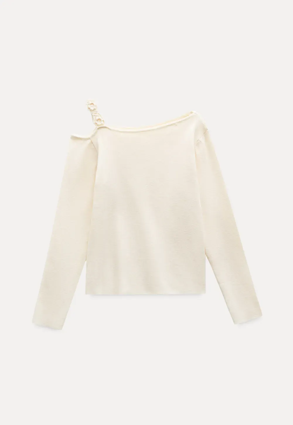 One Shoulder Long Sleeve Top
