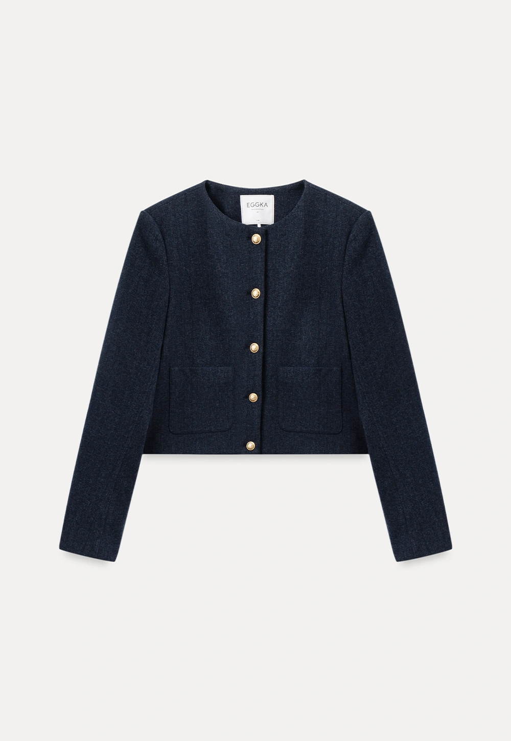 Elegant Jacket with Button and Pocket Detail