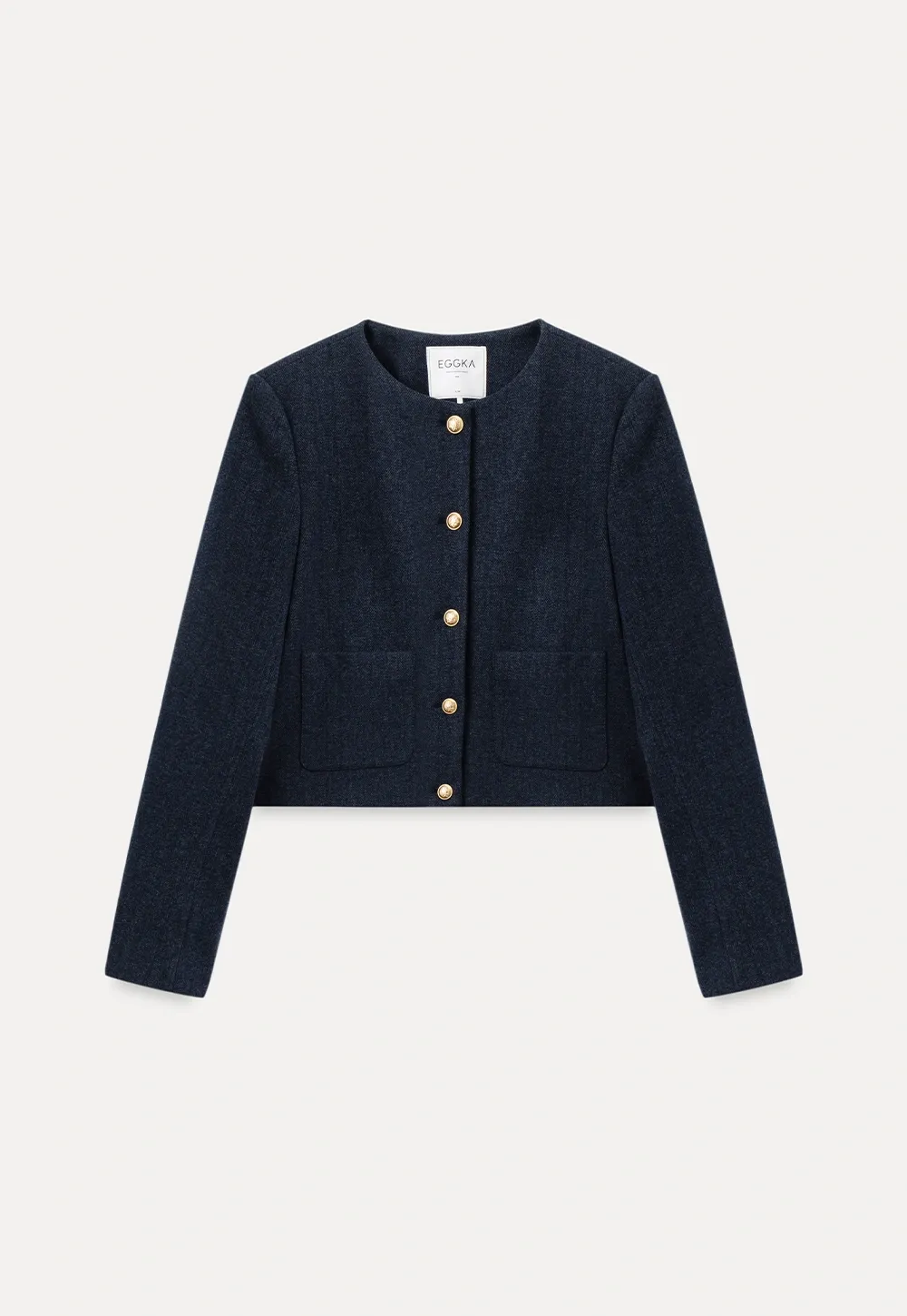 Elegant Jacket with Button and Pocket Detail