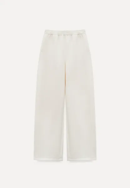 Soft Cotton Wide-Leg Lounge Pants