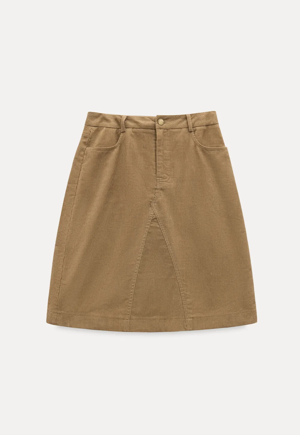 Corduroy A-Line Mini Skirt