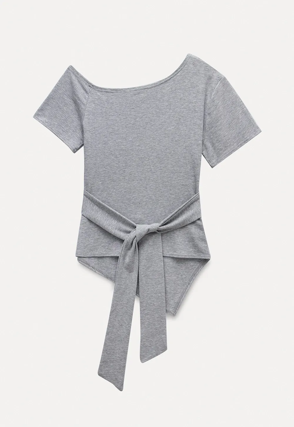Off-Shoulder Top with Tie Waist