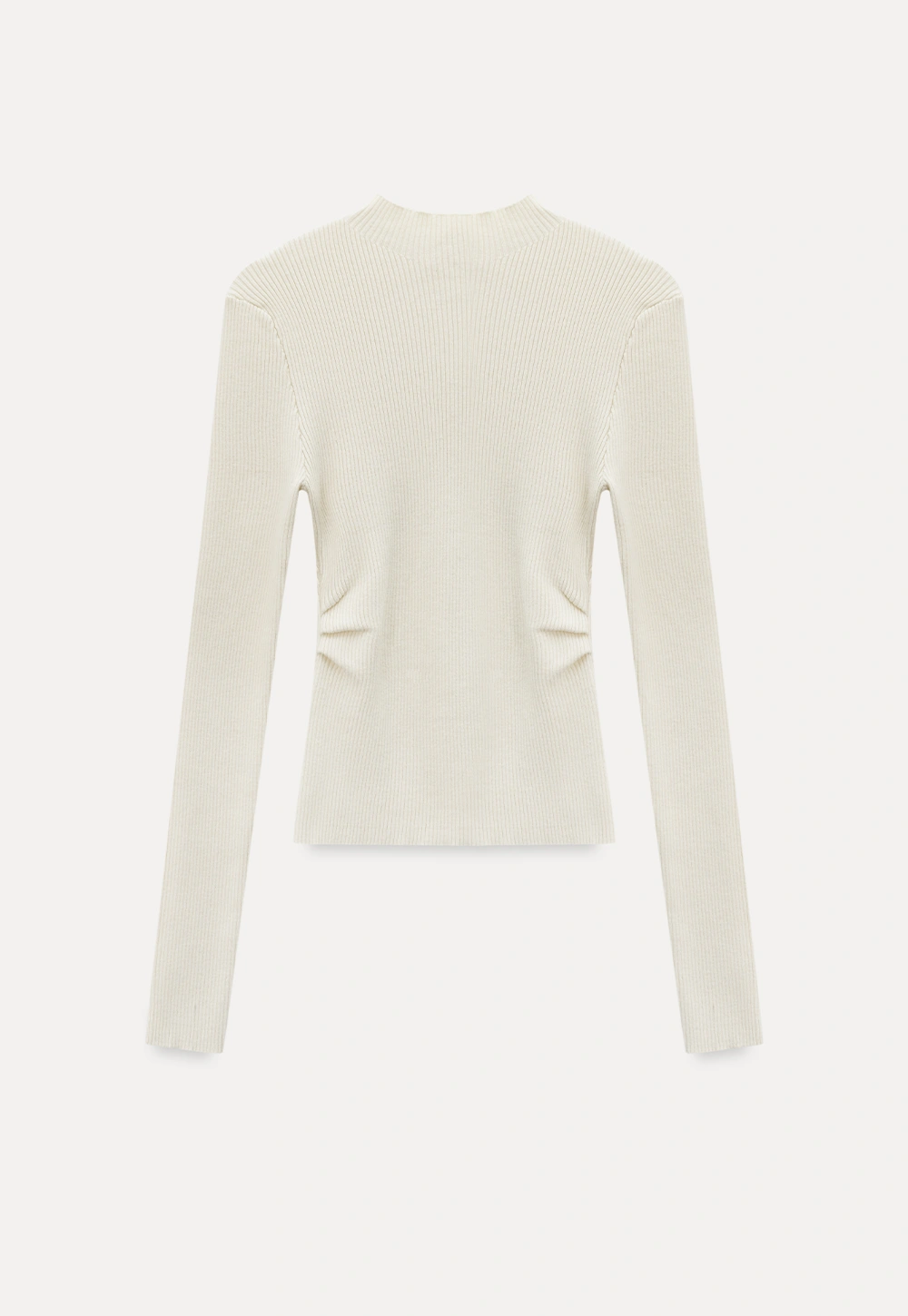 Elegant Ribbed Knit Turtleneck Sweater