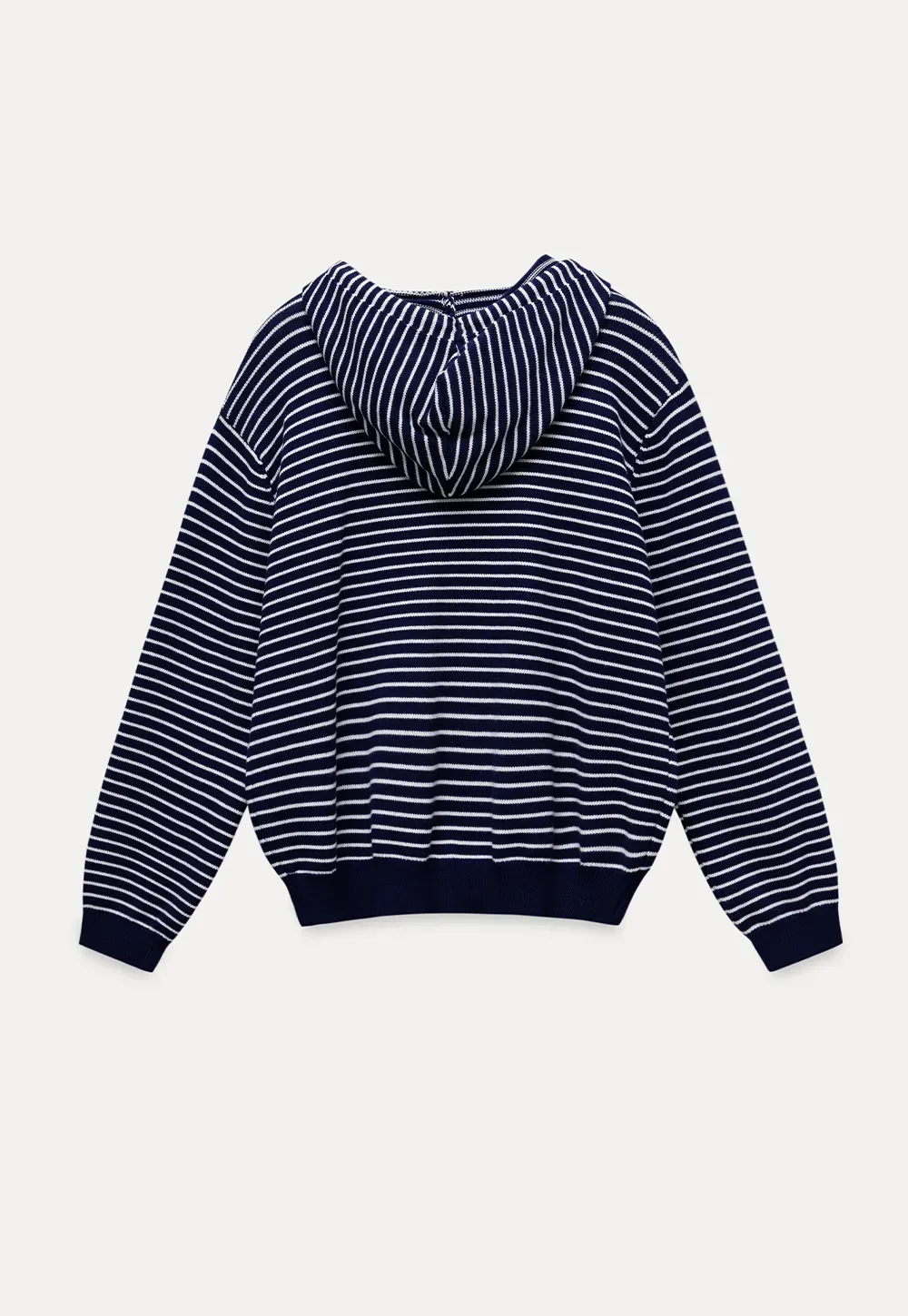 Striped Zip Up Hoodie