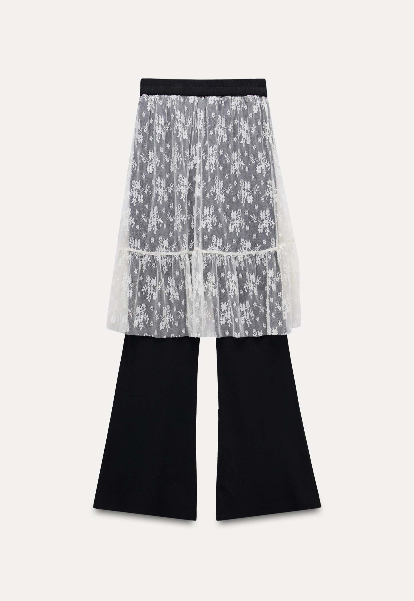 Women’s Lace Skirted Flare Pants