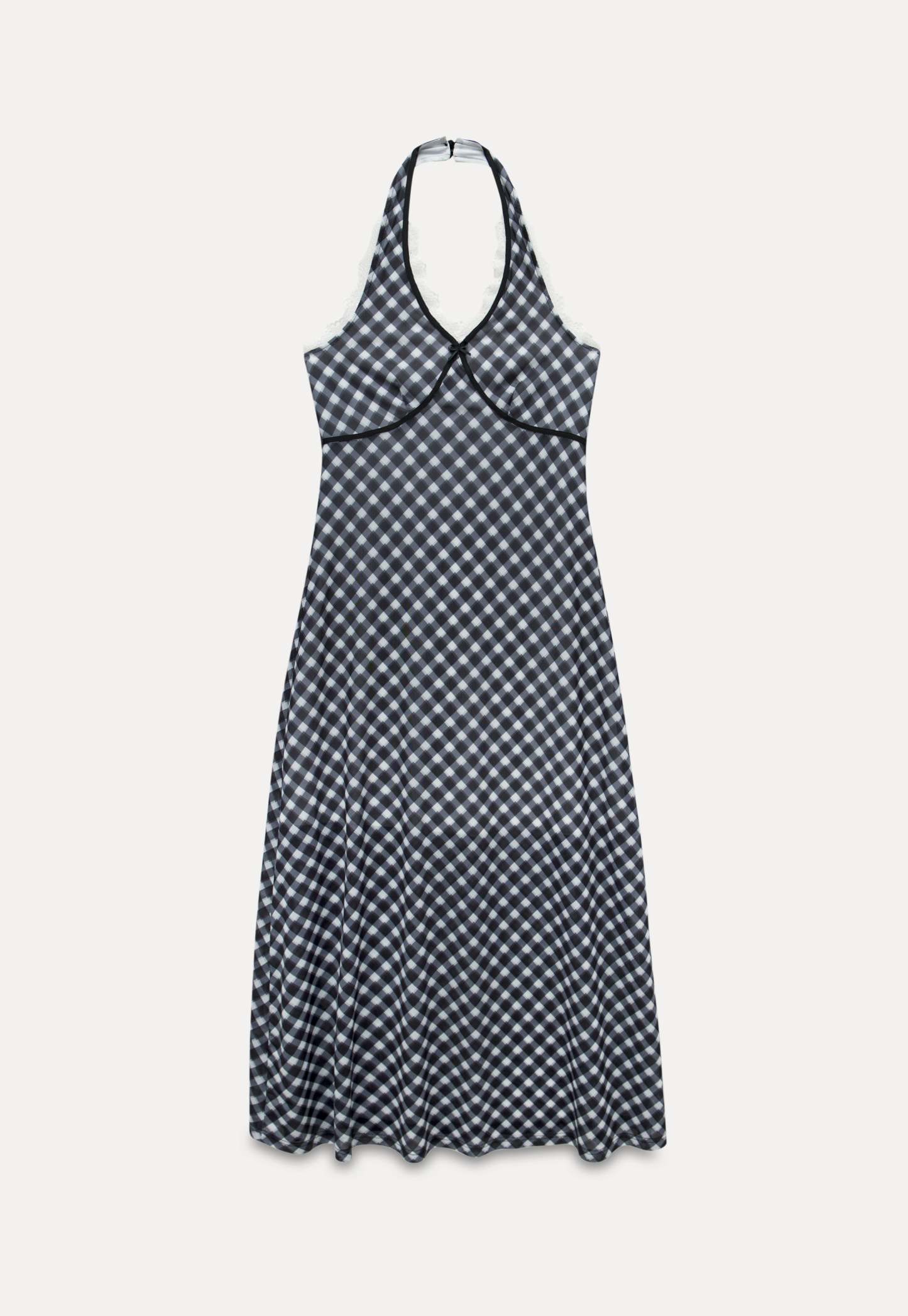 Halter Neck Midi Dress