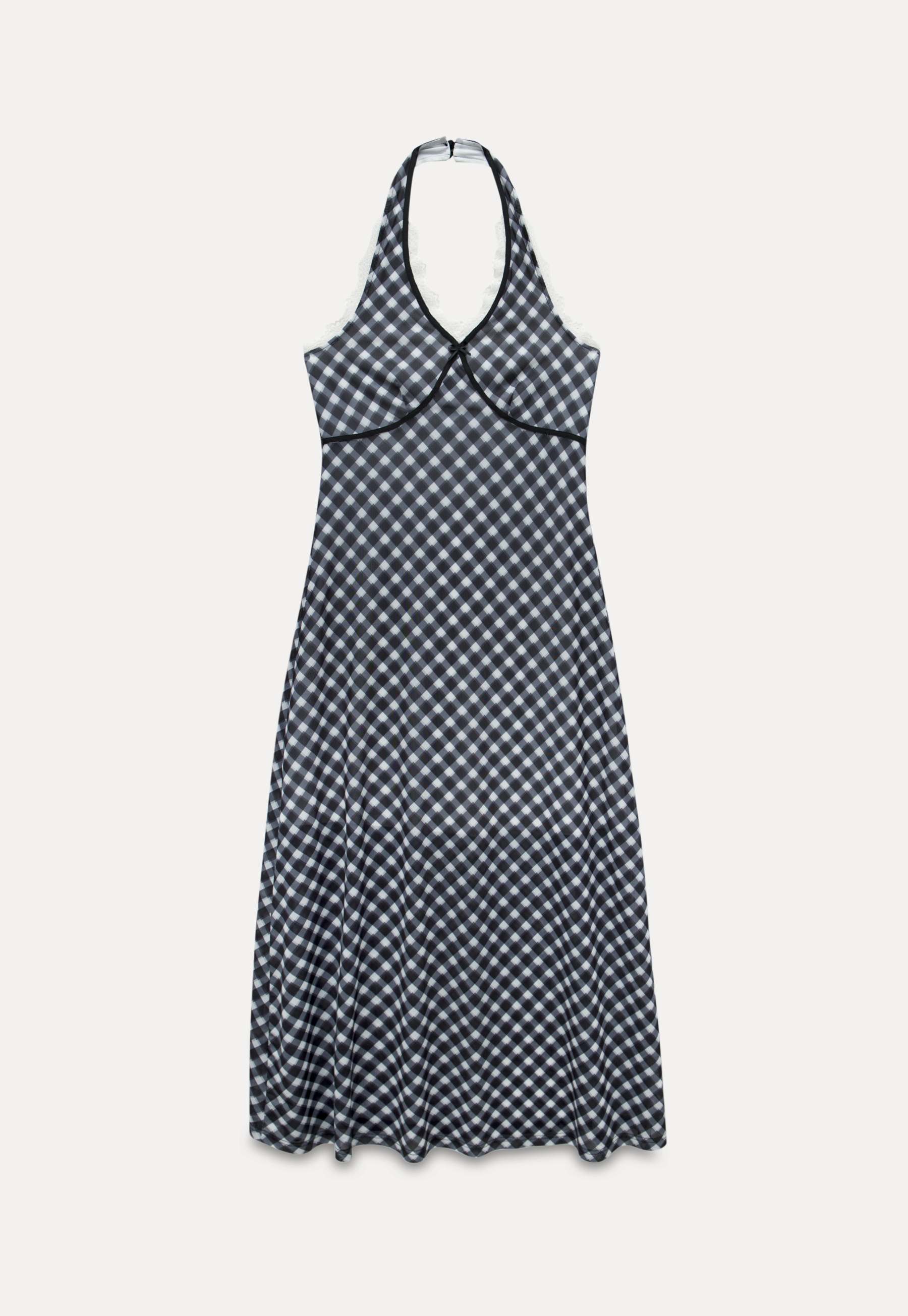 Halter Neck Midi Dress