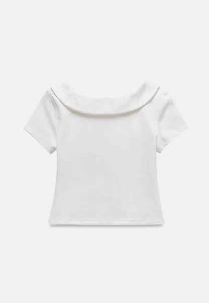 Women's V-Neck Cropped Top