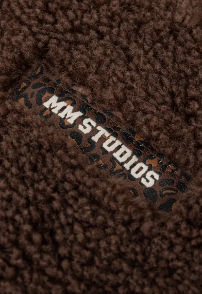 Zip-Up Fleece Jacket with Drawstring Waist