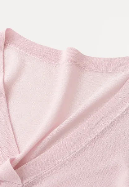 Woolen Knit Sweater and Polka Dot Tank Top