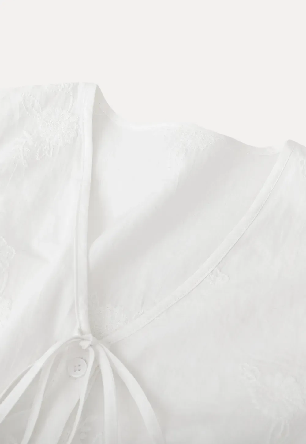 Shirt with ruffled sleeves and layered skirt