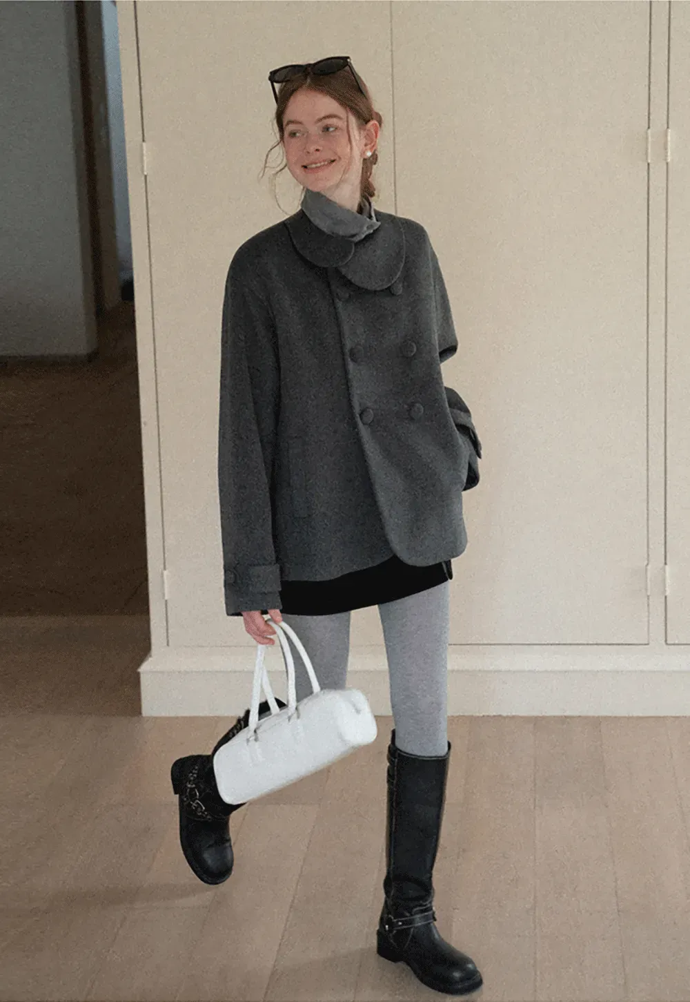 Turtleneck Sweater Long Sleeve Knitwear Women's Fitted Top