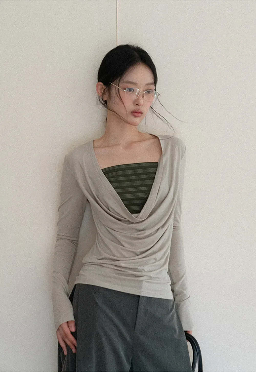 Wide Leg High Waist Casual Pants