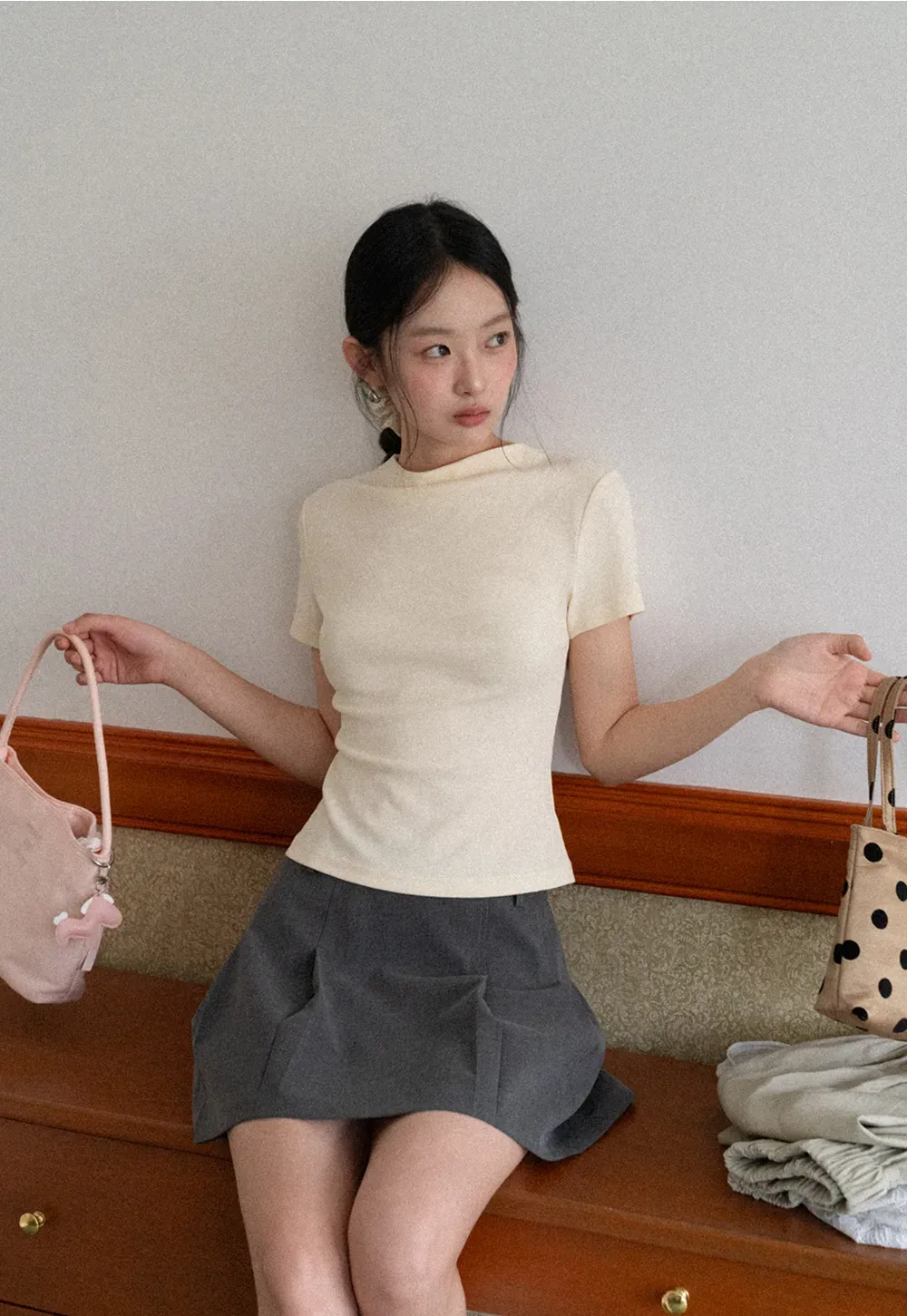 Short Sleeve Crew Neck T Shirt