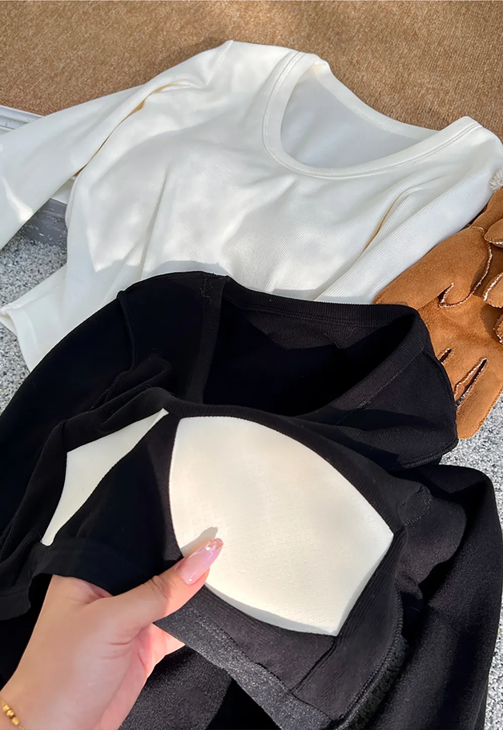 Elegant Basic Long Sleeve Top for Women