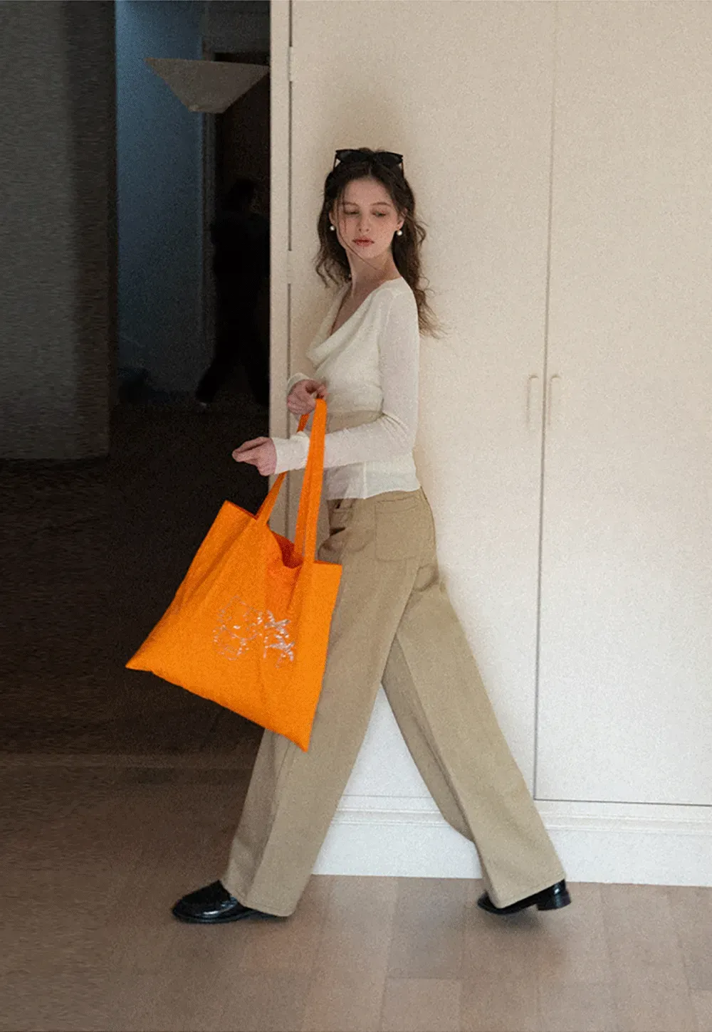 Woolen knit sweater and tank top