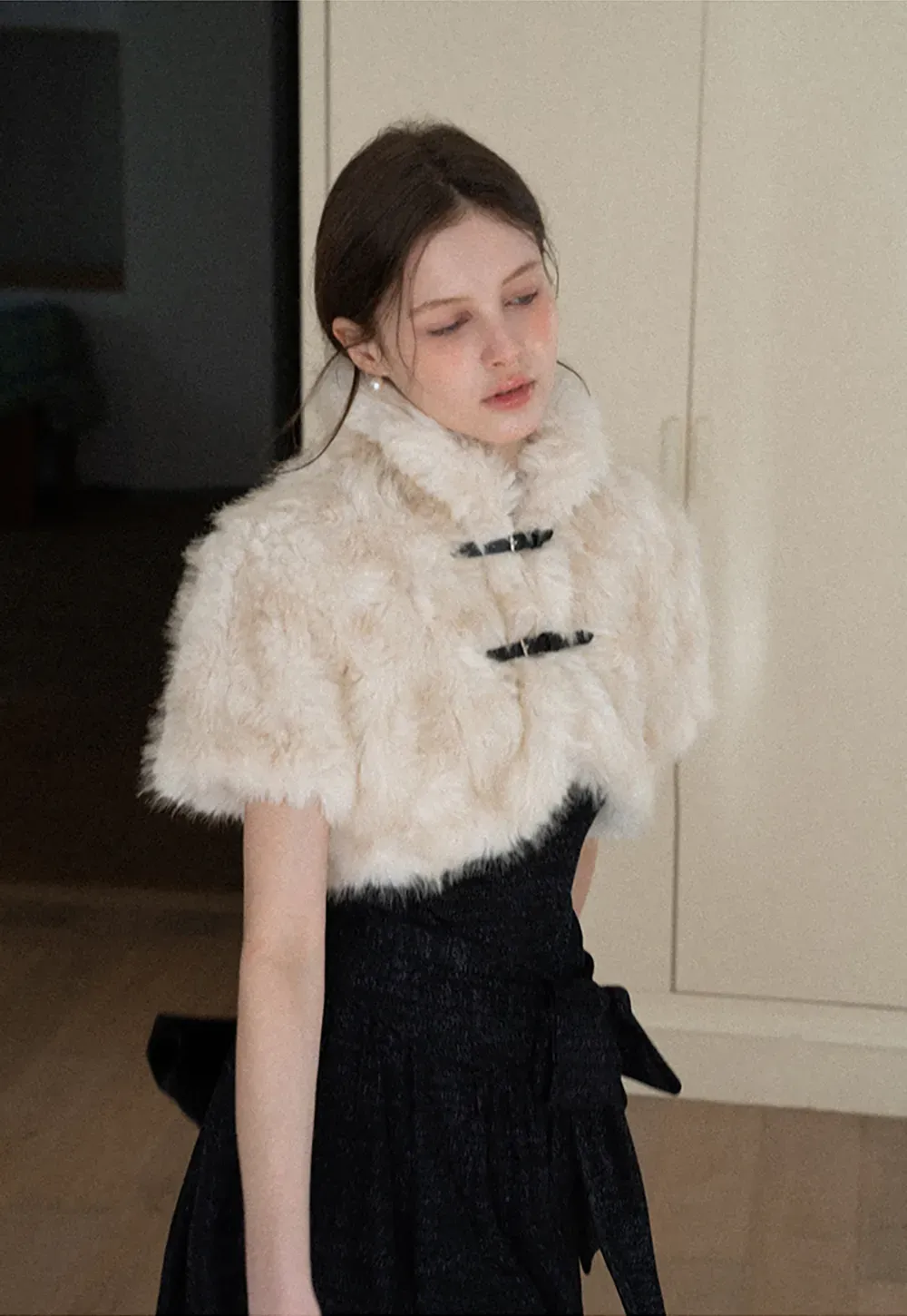 Furry Short Jacket for Warmth and Style