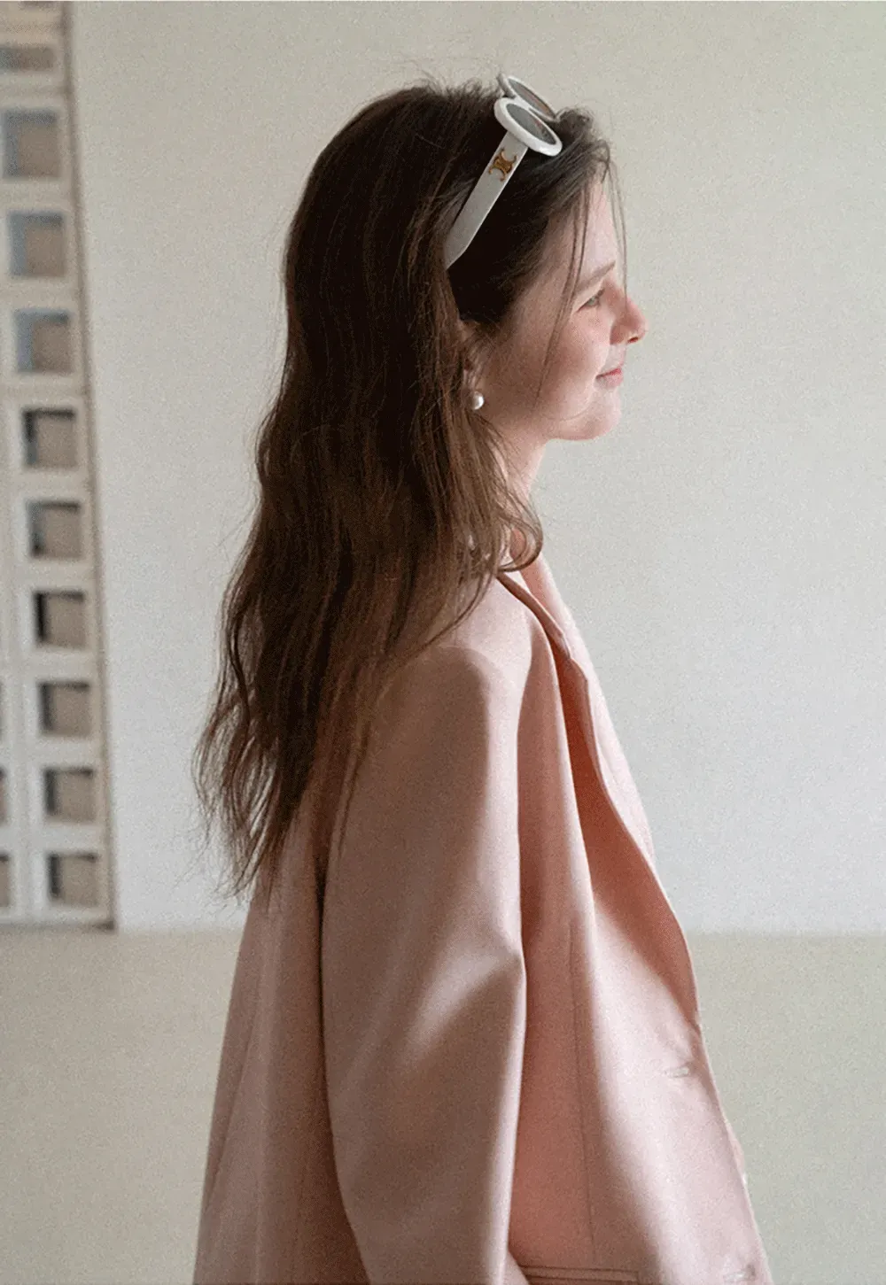 Short Jacket with Notched Collar and Sleeve Buttons