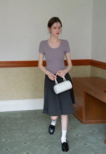 Short Sleeve V Neck T Shirt