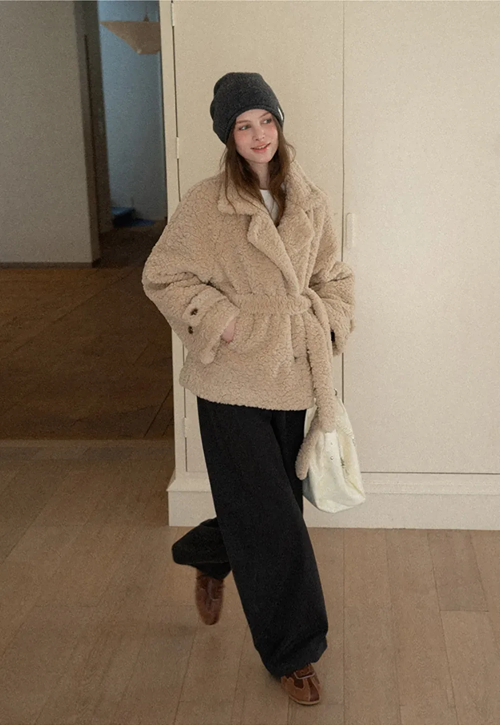 Wide leg high waist casual pants for women