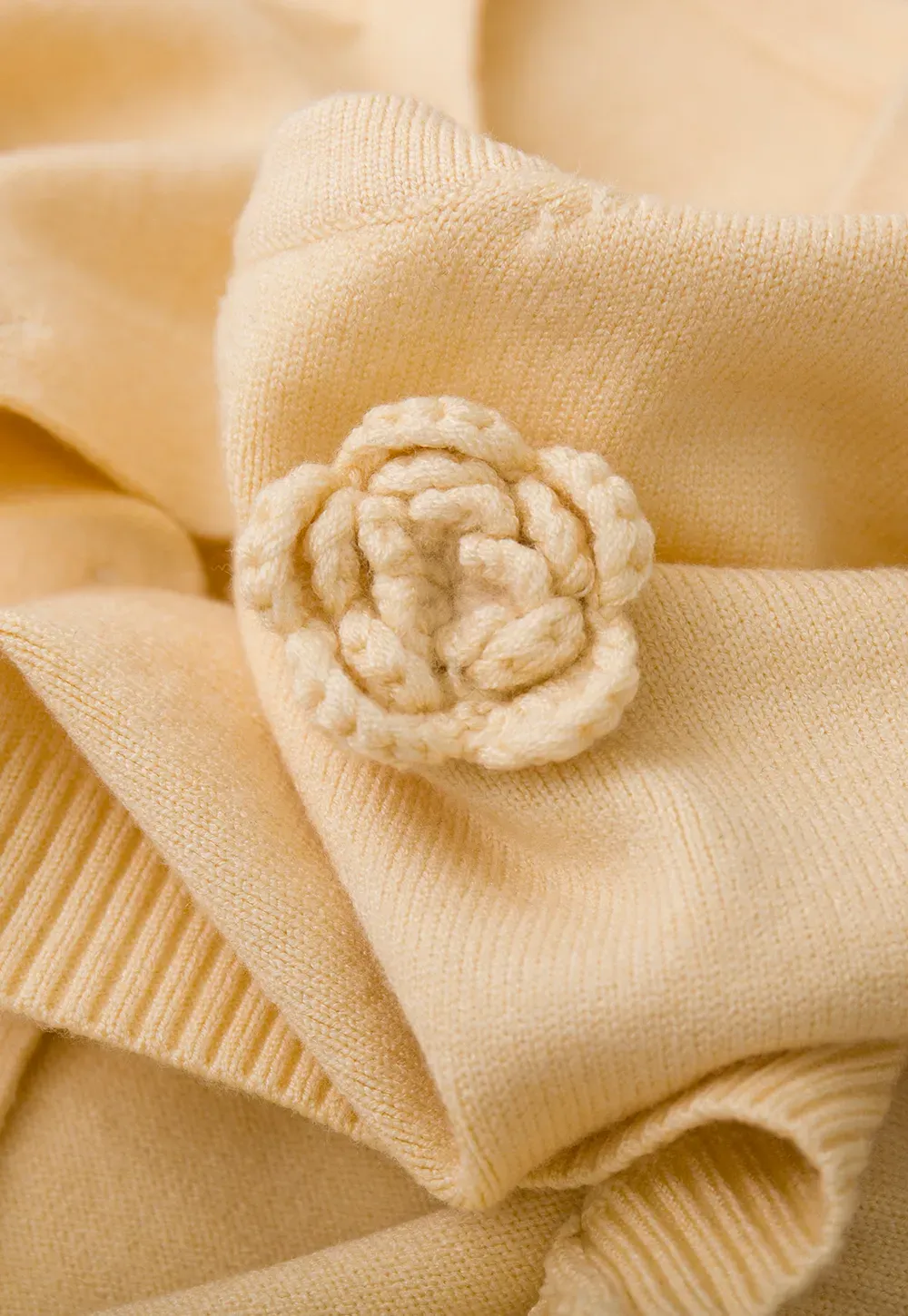 Elegant Knit Cardigan with Button Detail and Tank Top Set