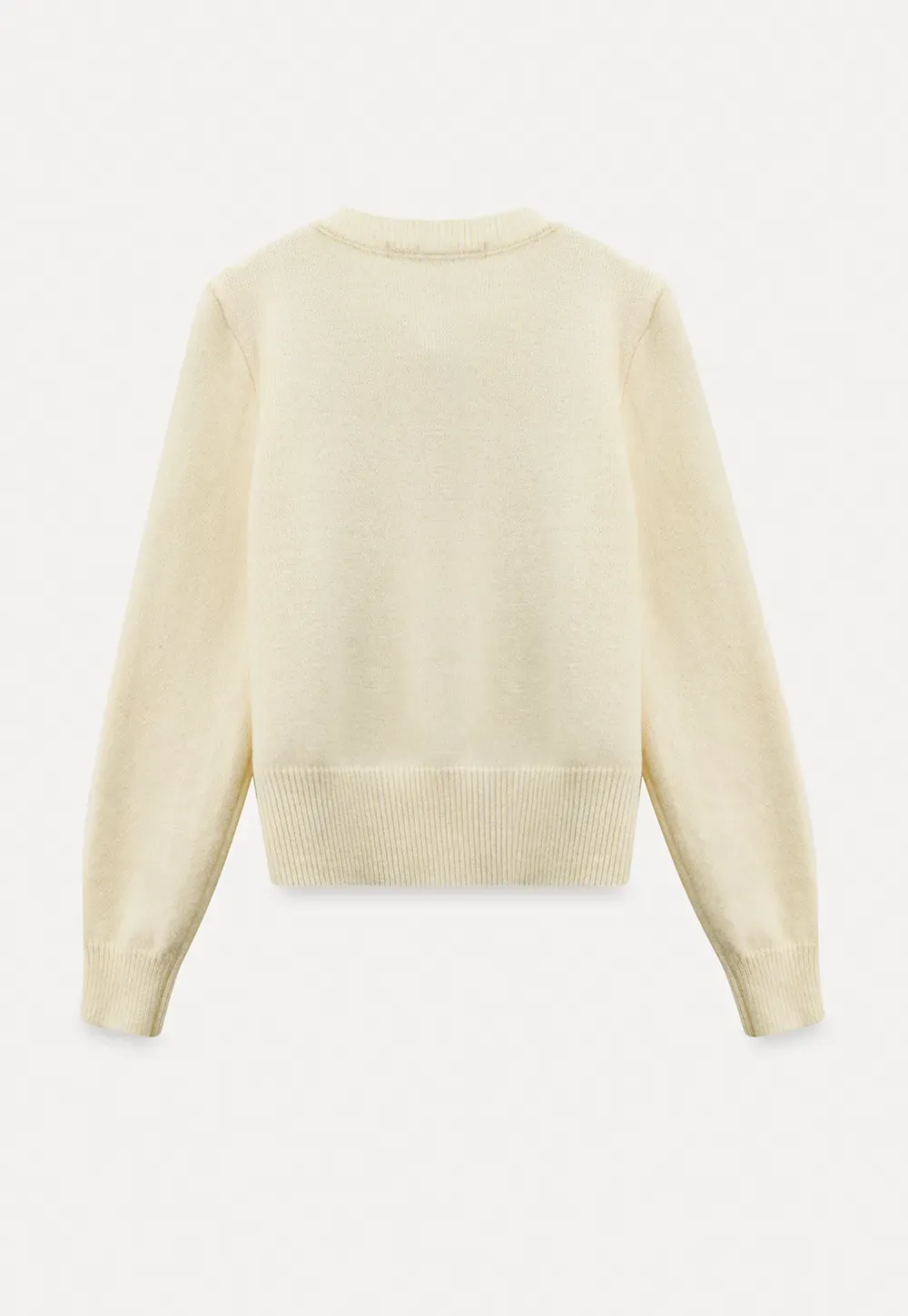 Elegant Cable Knit Cardigan with Bow Detail