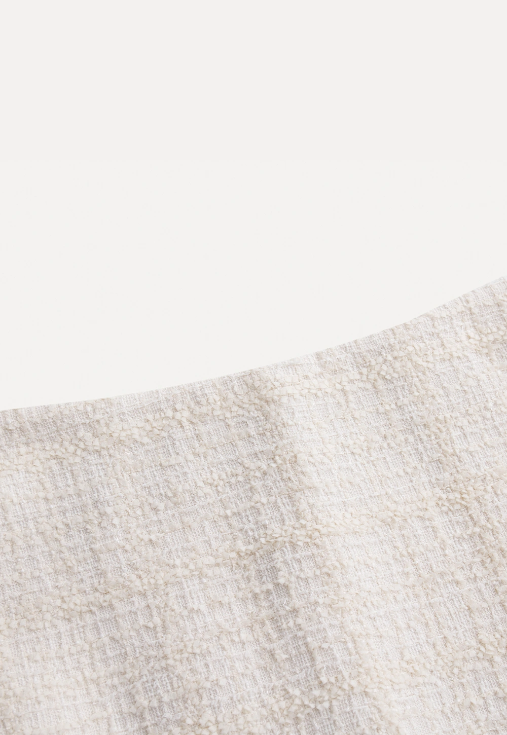 Women Elegant Tweed Skirt Suit Set with Crop Jacket