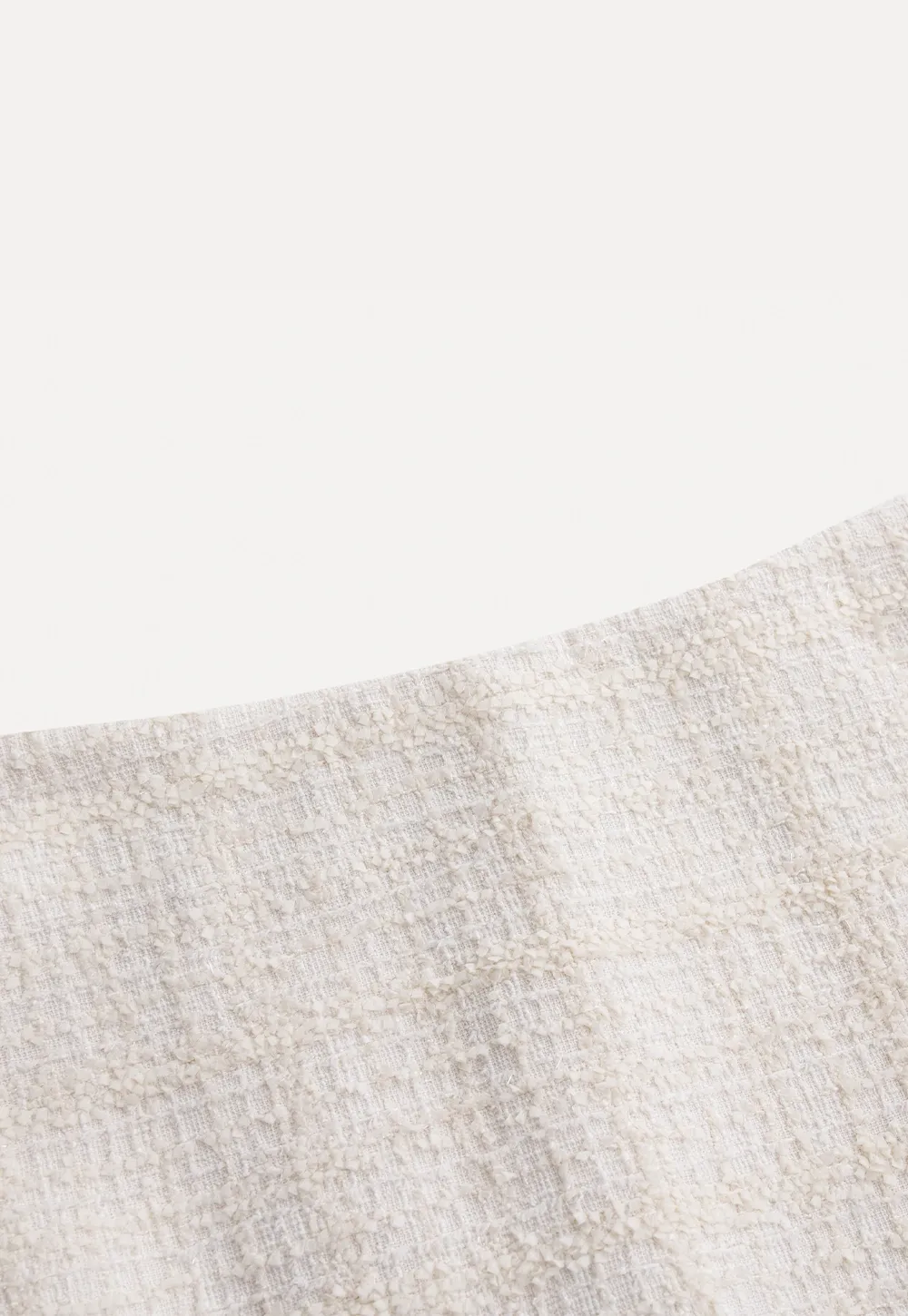 Women Elegant Tweed Skirt Suit Set with Crop Jacket