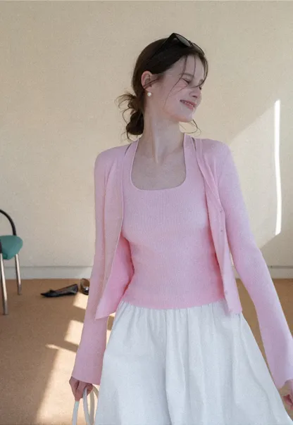 Elegant Flared Skirt with Lace Trim