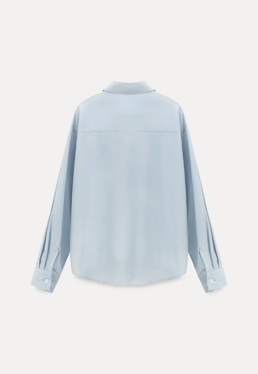 Classic button down shirt with rolled sleeves