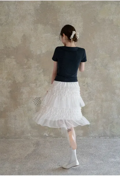 Short Sleeve Collared Button Front T Shirt