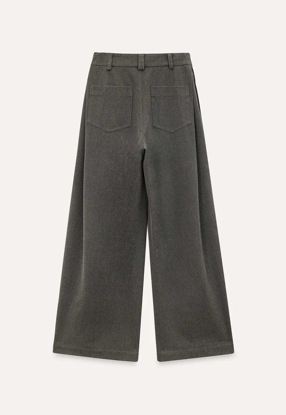 Wide Leg High Waist Casual Pants