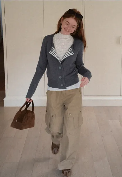 Elegant textured long sleeve top with subtle pattern design