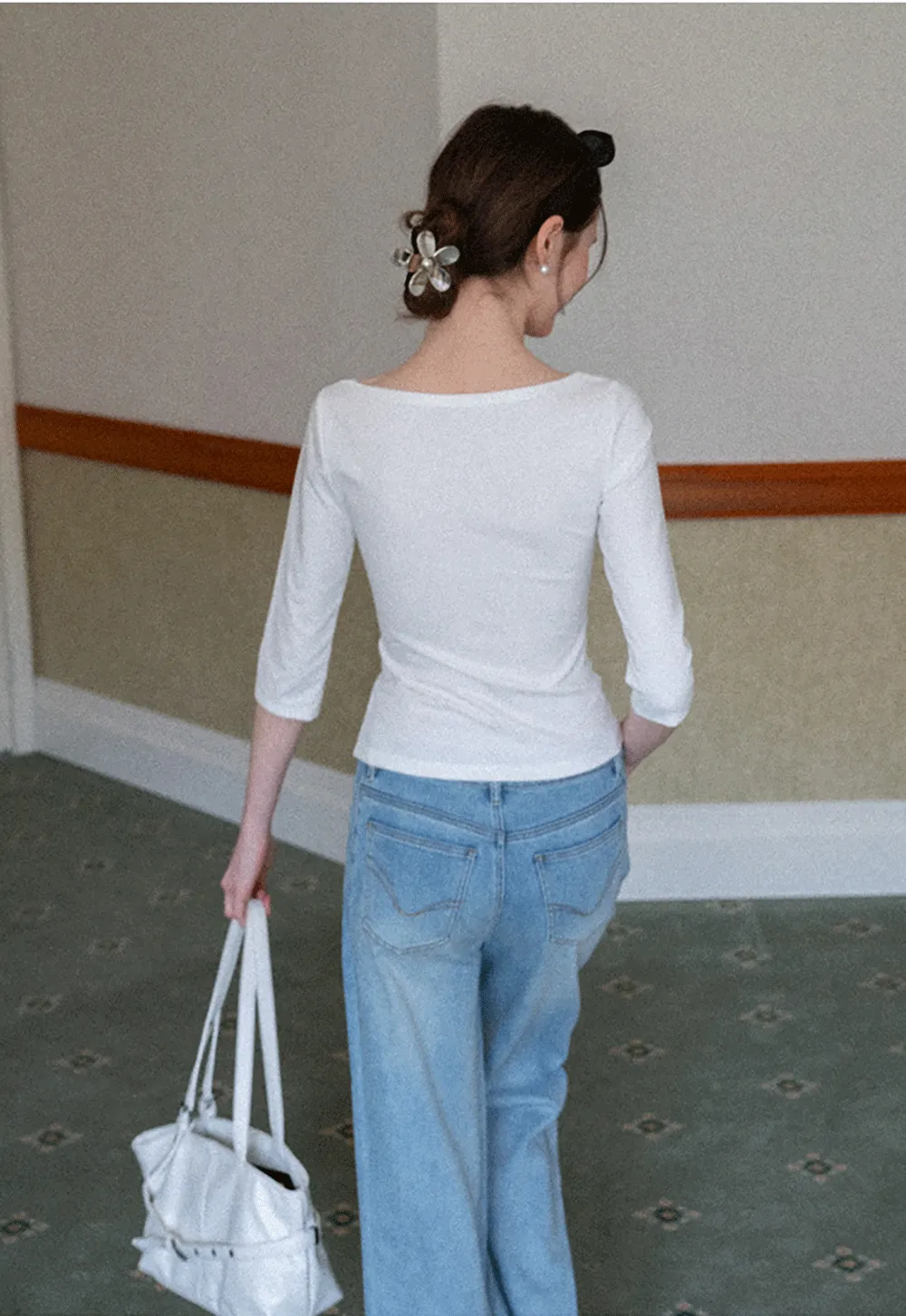 Tshirt with musical notes and heart pattern