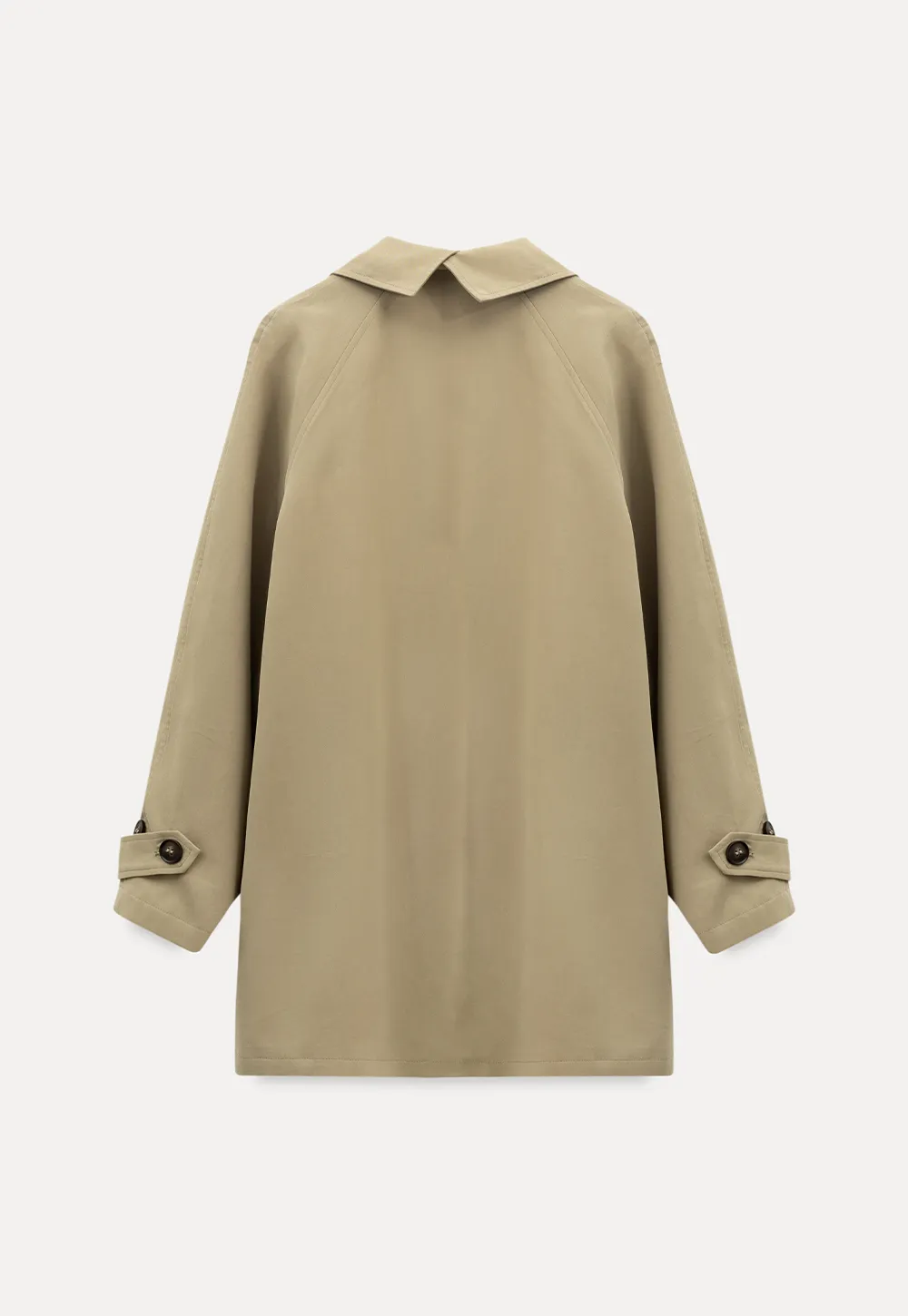 Elegant Trench Coat with Button Detailing and Pockets