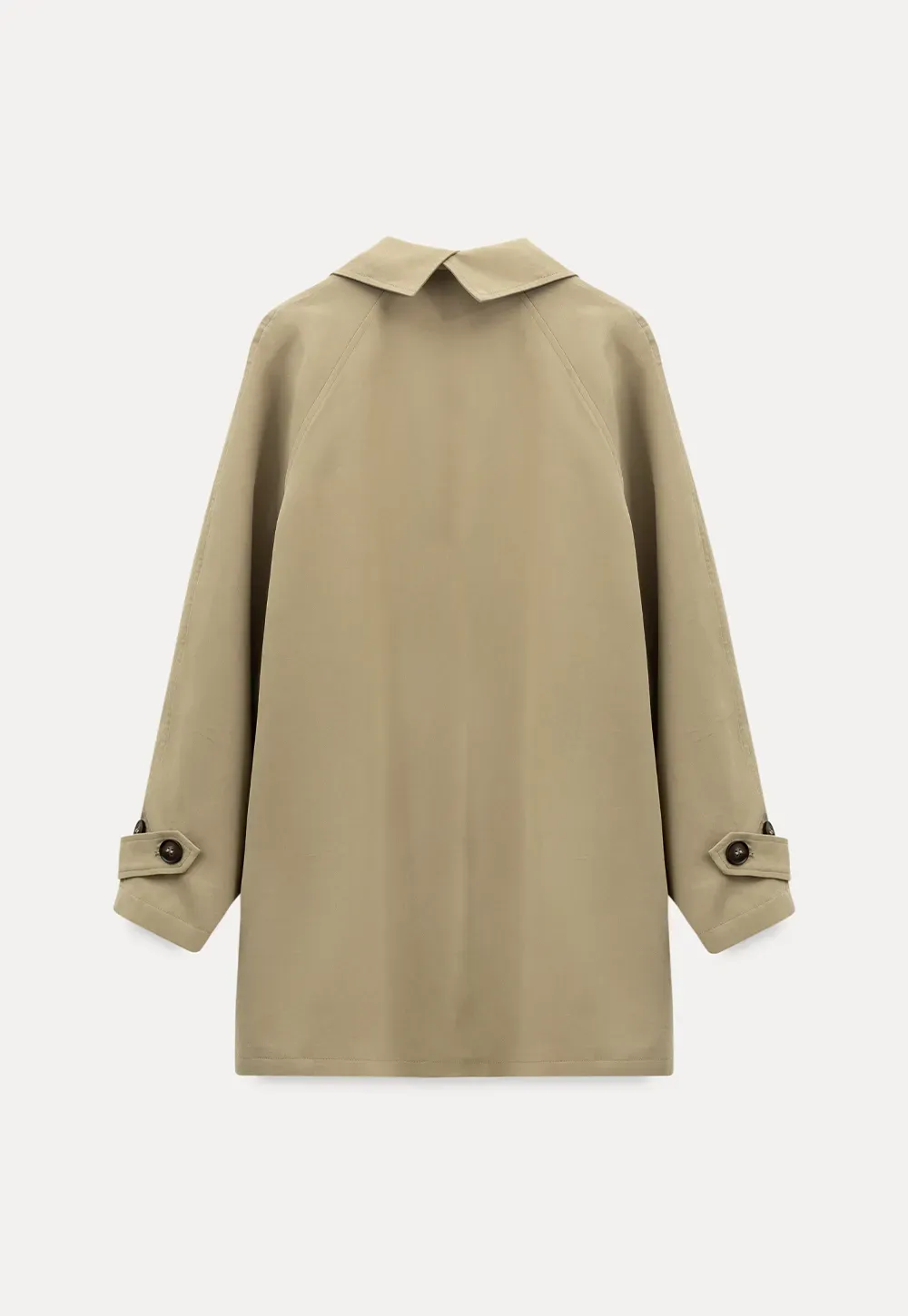 Elegant Trench Coat with Button Detailing and Pockets