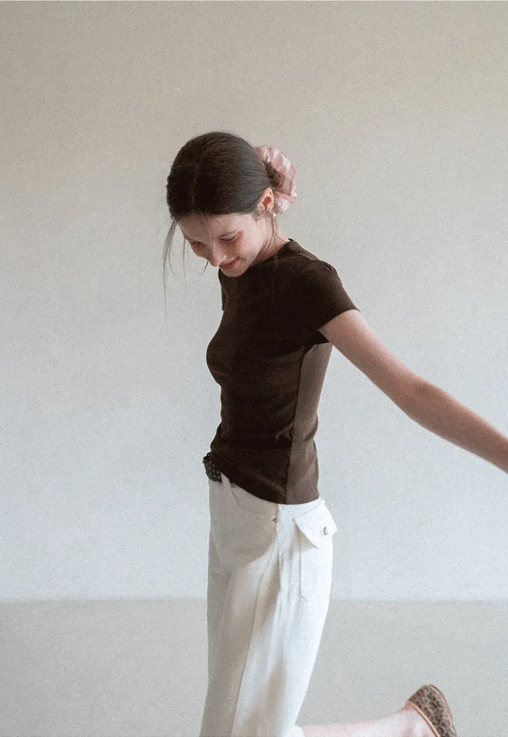 Slim Fit Short Sleeve Crew Neck T Shirt