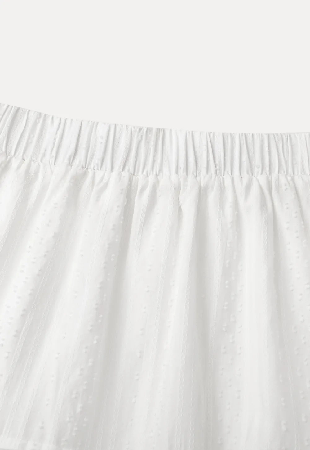 Elegant Tiered Lace Hem Skirt