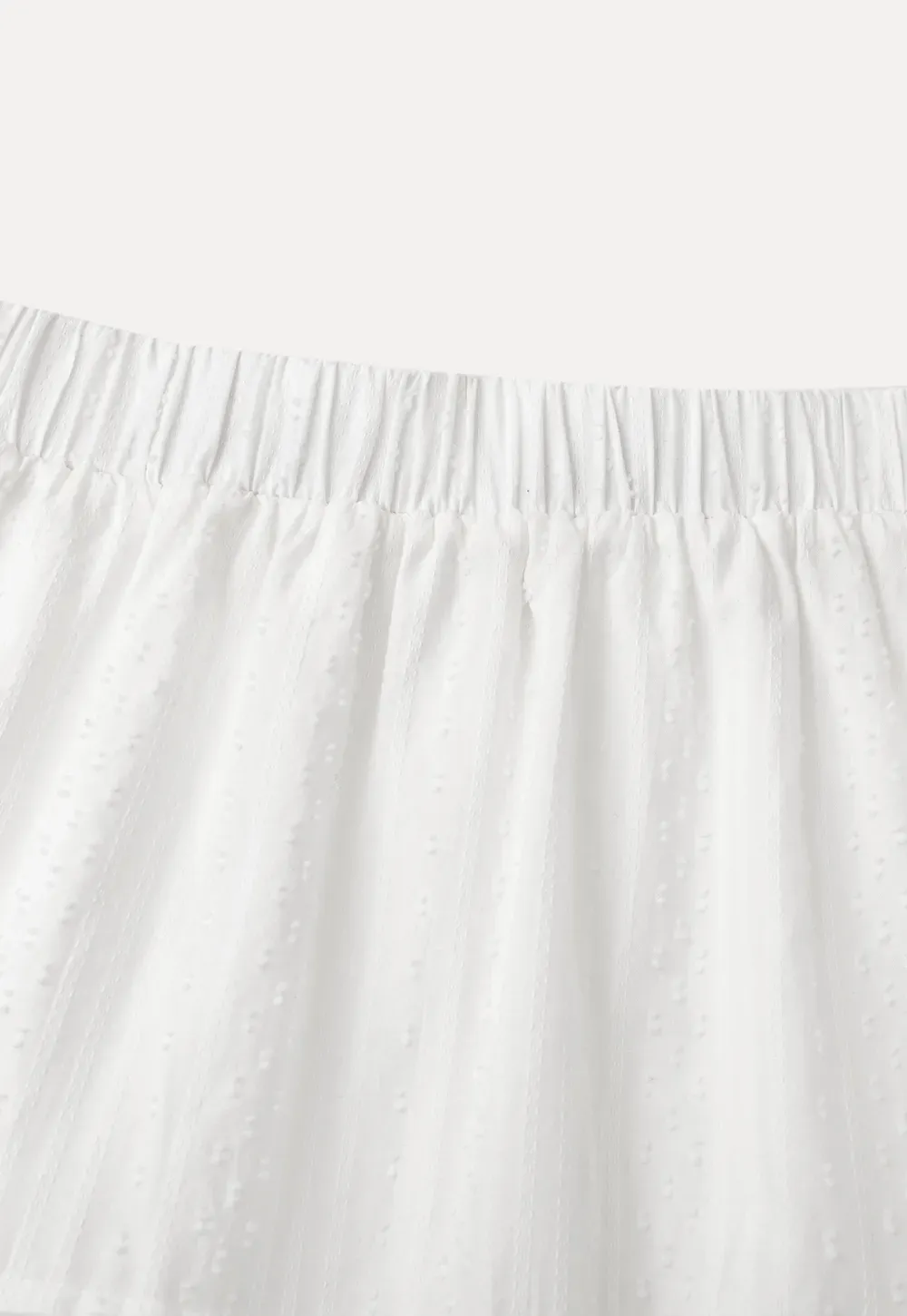 Elegant Tiered Lace Hem Skirt