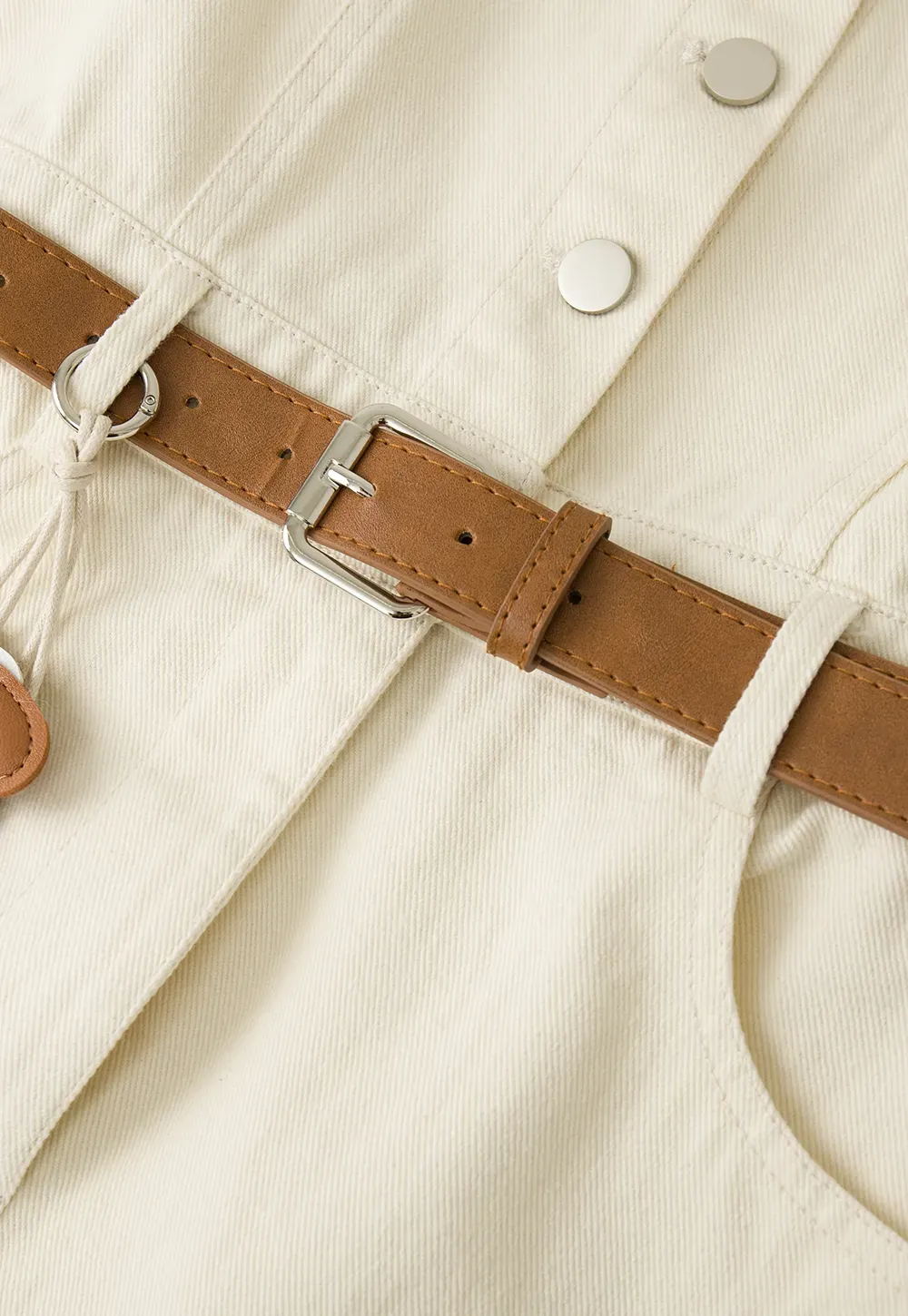 Sleeveless Collared Button Front Midi Dress