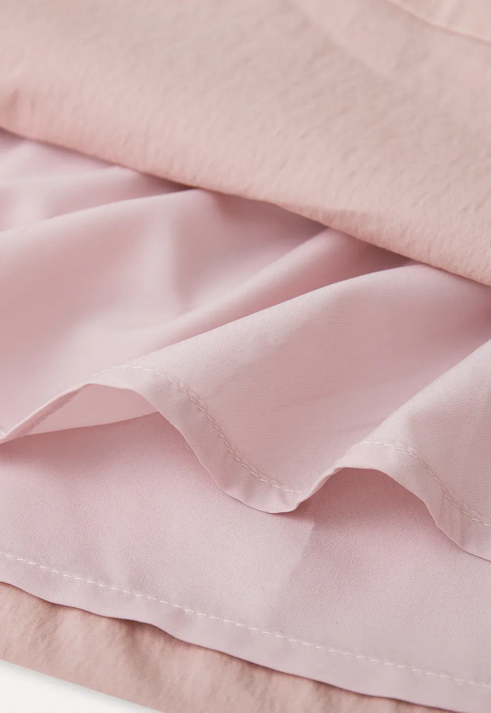 A-line mini skirt with front darts and clean hem